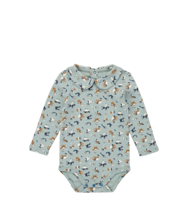 Baby Petit Collar Onesie - Onsen Circus