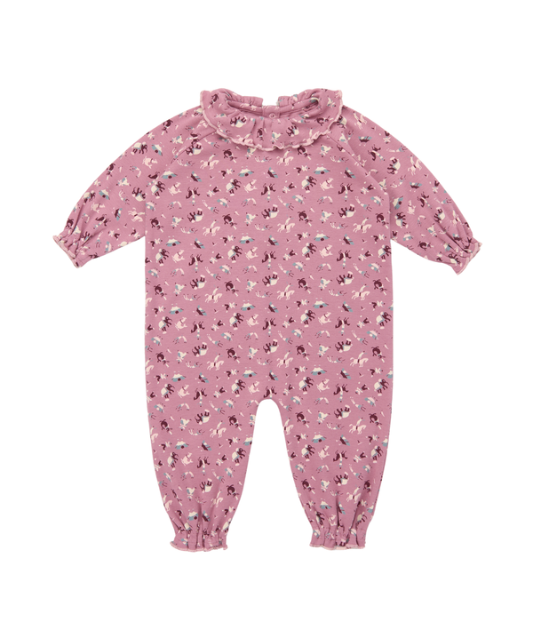 Baby Pierrot Onesie - Antique Rose Circus