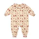 Baby Pierrot Onesie - String/Antique Rose Holyoke Floral