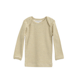 Baby Tee Stripe - Chamomile/Off White