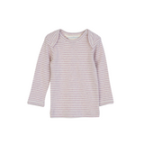 Baby Tee Stripe - Lilac/Off White