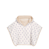 Beach Cape Mael Printed Cotton Voile - Cream Flower Dunes