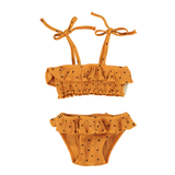 Bikini - Camel W/ Black Hearts