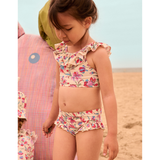 Bikini Set Primavera Recycled Swimsuit Fabric - Cream Floral Haven