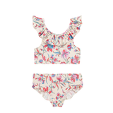 Bikini Set Primavera Recycled Swimsuit Fabric - Cream Floral Haven