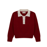 Biri Knit Sweater - Burgundy