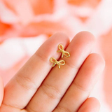 Bow Earrings - Gold