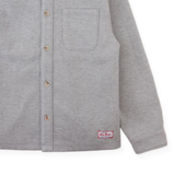 Boy Alessandro Waffle Knit Shirt With - Gray