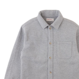 Boy Alessandro Waffle Knit Shirt With - Gray