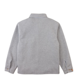 Boy Alessandro Waffle Knit Shirt With - Gray