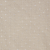 Boy Andrew Cross Dobby Shirt With Bartack Placket Details - Beige