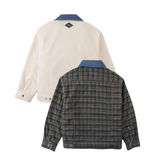 Boy Anthony Reversible Jacket In Plaid And Sherpa - Multicolor