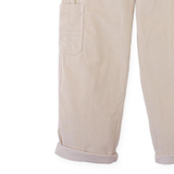 Boy Carmine Corduroy Utility Pants - Beige