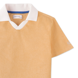 Boy Damian Towel Terry Polo Shirt - Orange