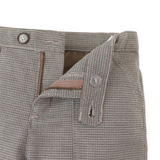 Boy Giorgio Micro Houndstooth Slacks - Multicolor