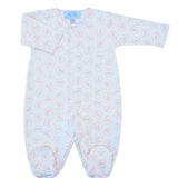 Bunny Footie Romper - Pink