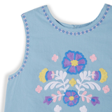 Camisole Albane Cotton Voile - Stone Blue