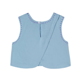 Camisole Albane Cotton Voile - Stone Blue