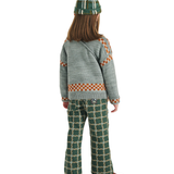Canvas Slim Flared Pant - Bough Portico