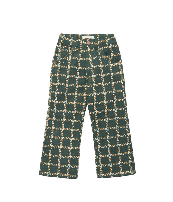 Canvas Slim Flared Pant - Bough Portico