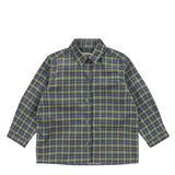 Cara Ls Shirt Gots - Laurel Blue Check
