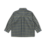 Cara Ls Shirt Gots - Laurel Blue Check