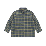 Cara Ls Shirt Gots - Laurel Blue Check