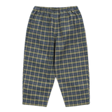 Cara Pants Gots - Laurel Blue Check
