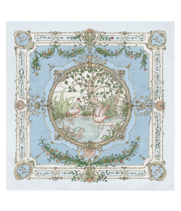 Carré Swaddle - Tapestry Brilliant Blue