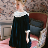 Antoinette Paris - Celeste Dress - Navy Bishop