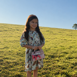 Pink Crocodile Pony Handbag