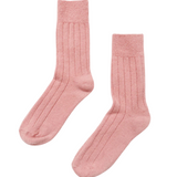 Classic Cashmere Socks - Rose Petal