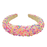 Confetti Beaded Headband - Lite Multi