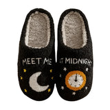 Meet Me At Midnight Slippers - Black