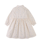 Girl Cornelia Shirt Dress With Floral Print - Off White