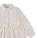 Girl Cornelia Shirt Dress With Floral Print - Off White