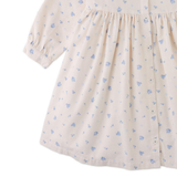 Girl Cornelia Shirt Dress With Floral Print - Off White