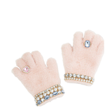 Cotton Candy Jeweled Gloves