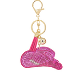 Cow Boy Hat Keychain - Pink/Gold