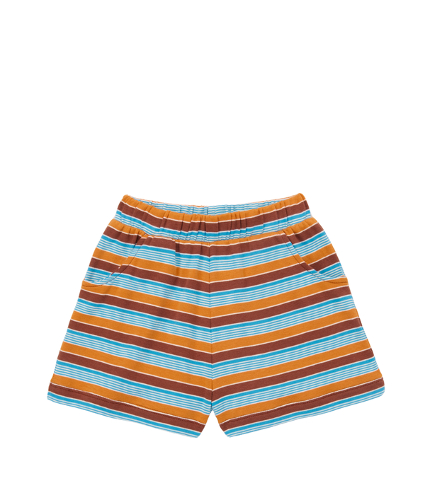 Cycling Short - Bright Sky Avenue Stripe