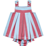 Daisy Baby Dress - Cherry Stripe