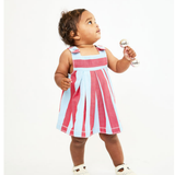 Daisy Baby Dress - Cherry Stripe