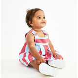 Daisy Baby Dress - Cherry Stripe