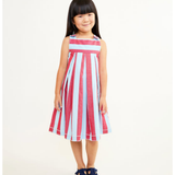 Daisy Dress - Cherry Stripe