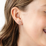 Daisy Earring Studs - Lilac