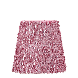 Davina Sequin Mini Skirt - Magenta Rose