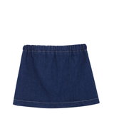Denim Embroidered Mini Skirt Girl