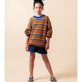 Denim Embroidered Mini Skirt Girl