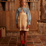 Dionne Blouse - Quilt Calico Blue Pebble