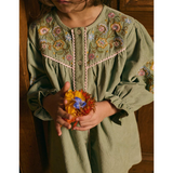 Dress Floriane - Almond